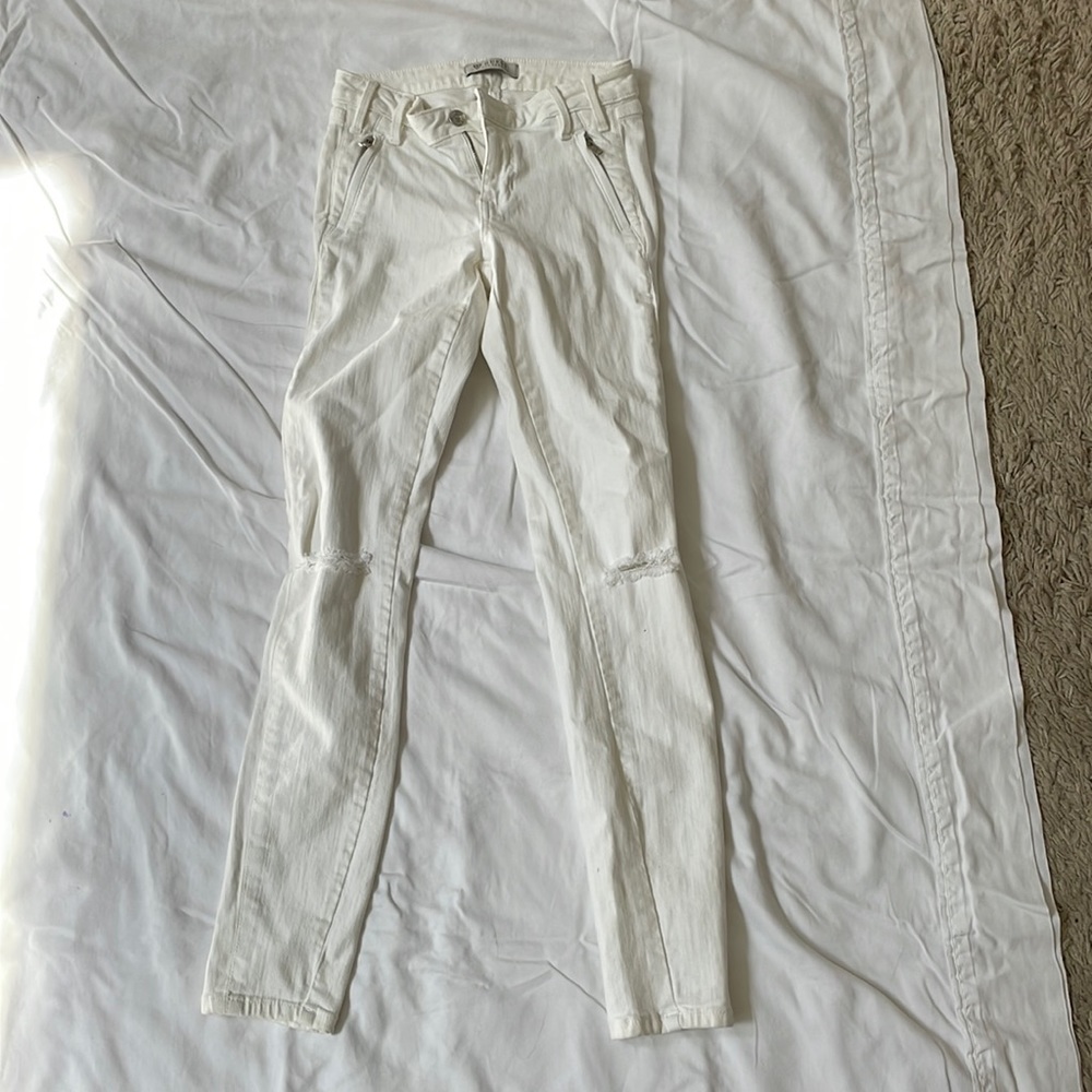 Guess white pants jeans